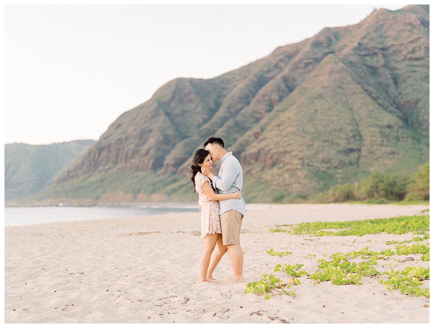 Makua Beach Engagement Photographer