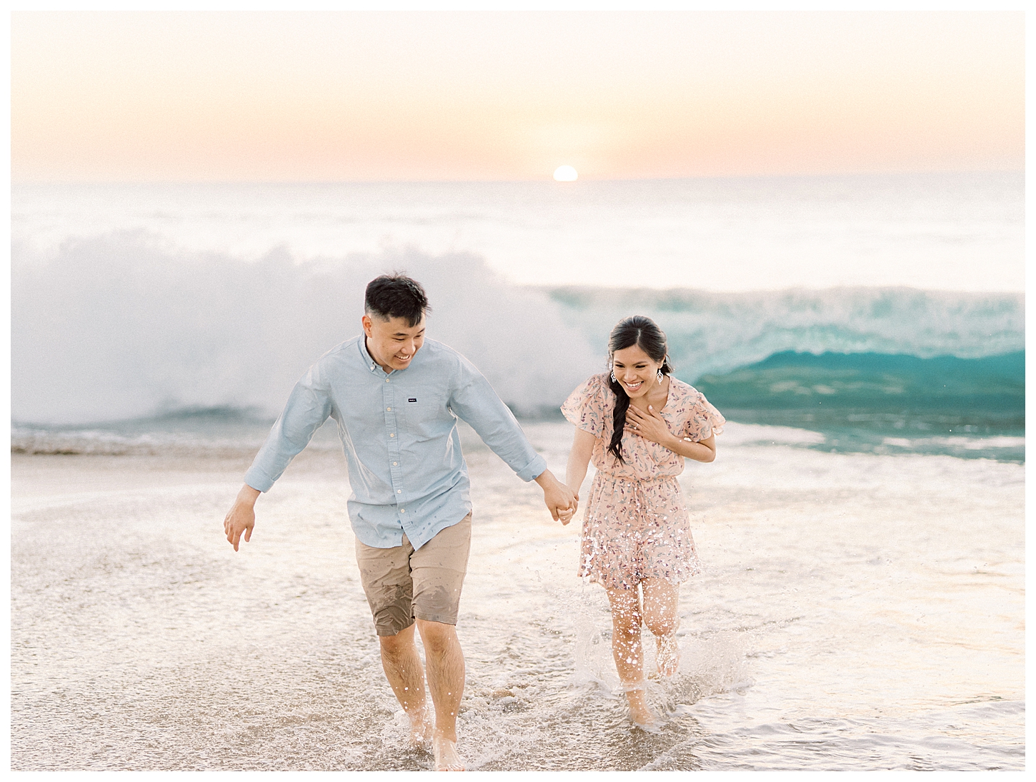 Makua Beach Engagement Photographer