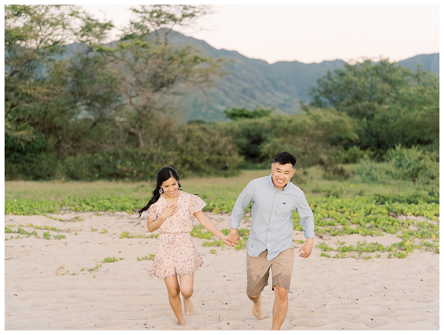 Makua Beach Engagement Photographer