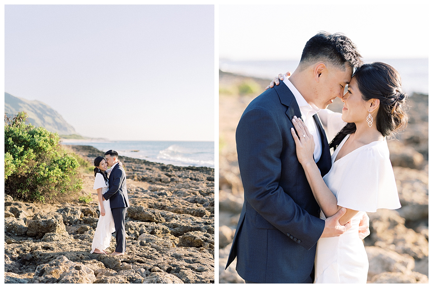 Makua Beach Engagement Photographer