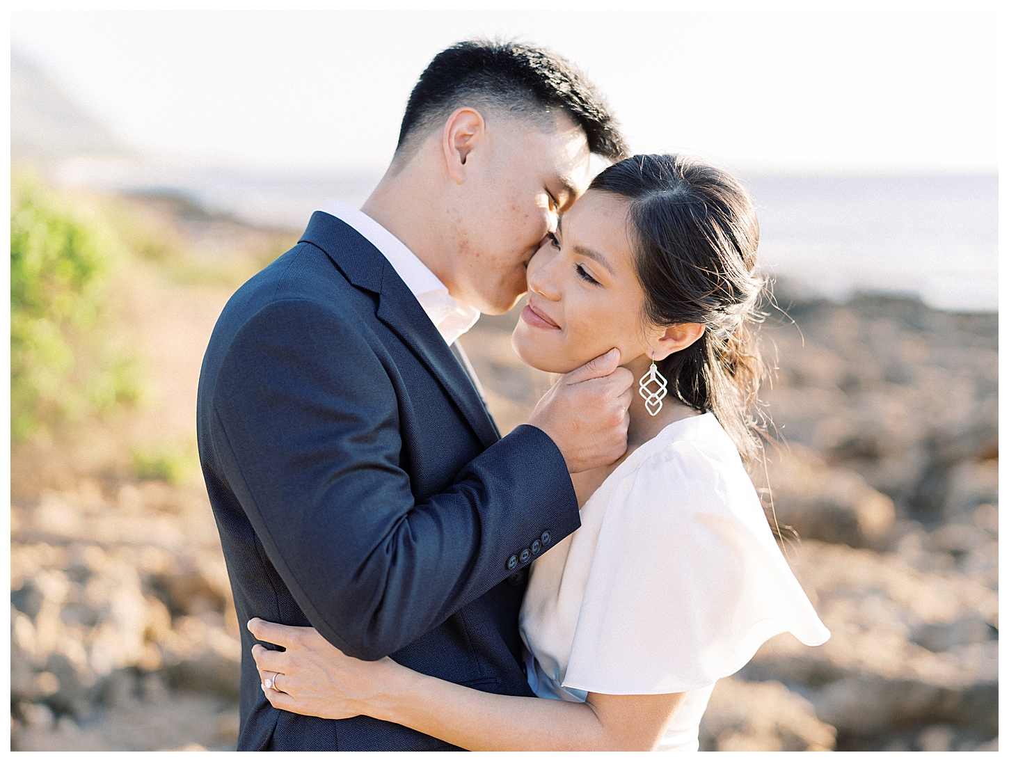 Makua Beach Engagement Photographer