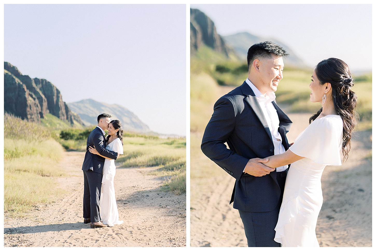 Makua Beach Engagement Photographer