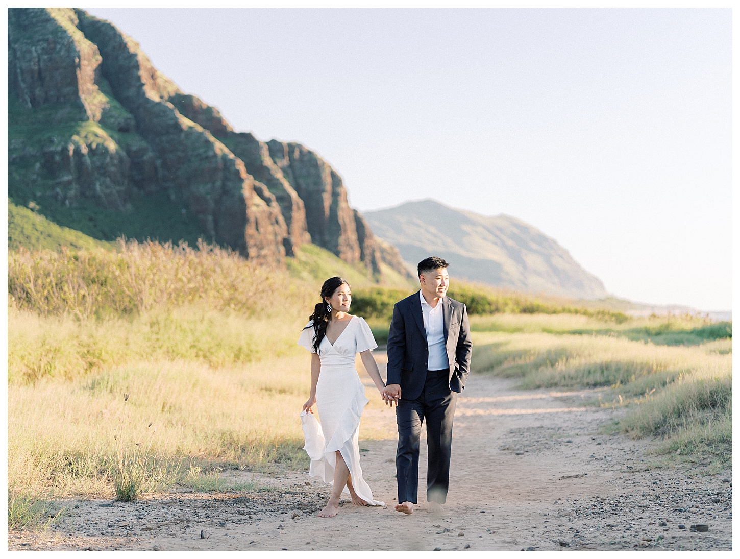 Makua Beach Engagement Photographer