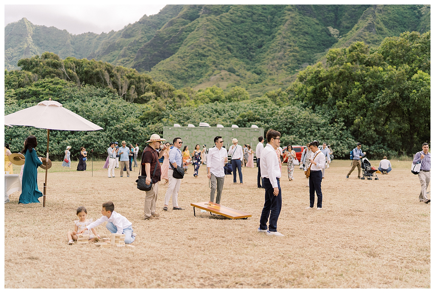 Kualoa Ranch Low Camp Wedding Photos