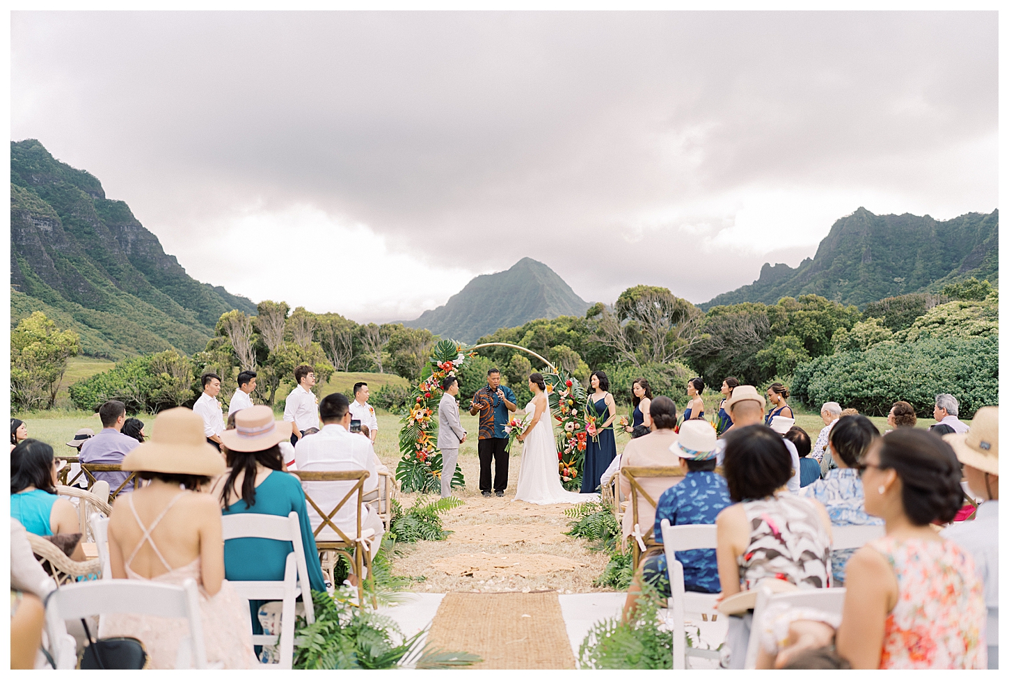 Kualoa Ranch Low Camp Wedding Photos