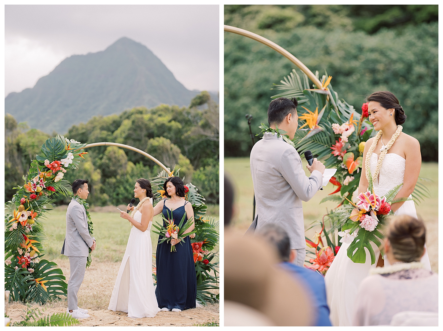 Kualoa Ranch Low Camp Wedding Photos