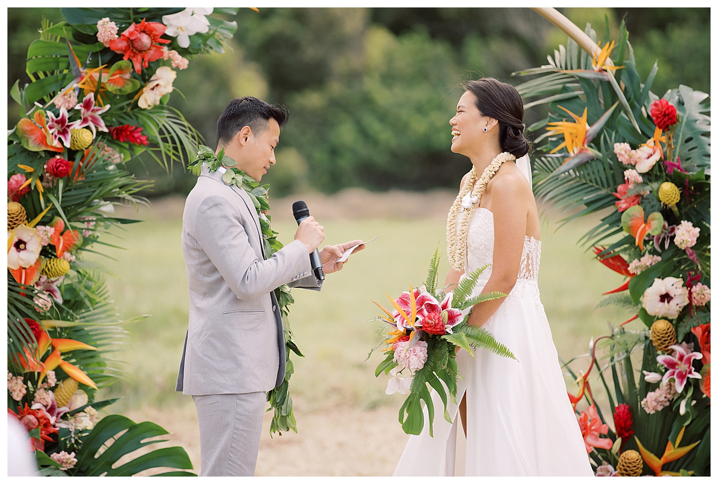 Kualoa Ranch Low Camp Wedding Photos