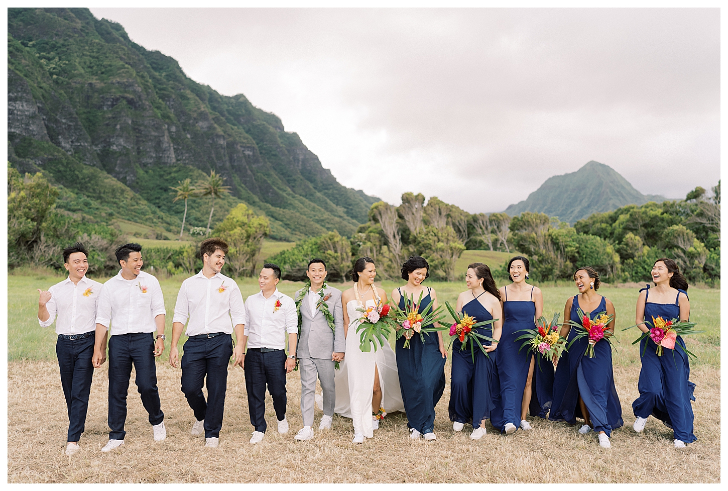 Kualoa Ranch Low Camp Wedding Photos