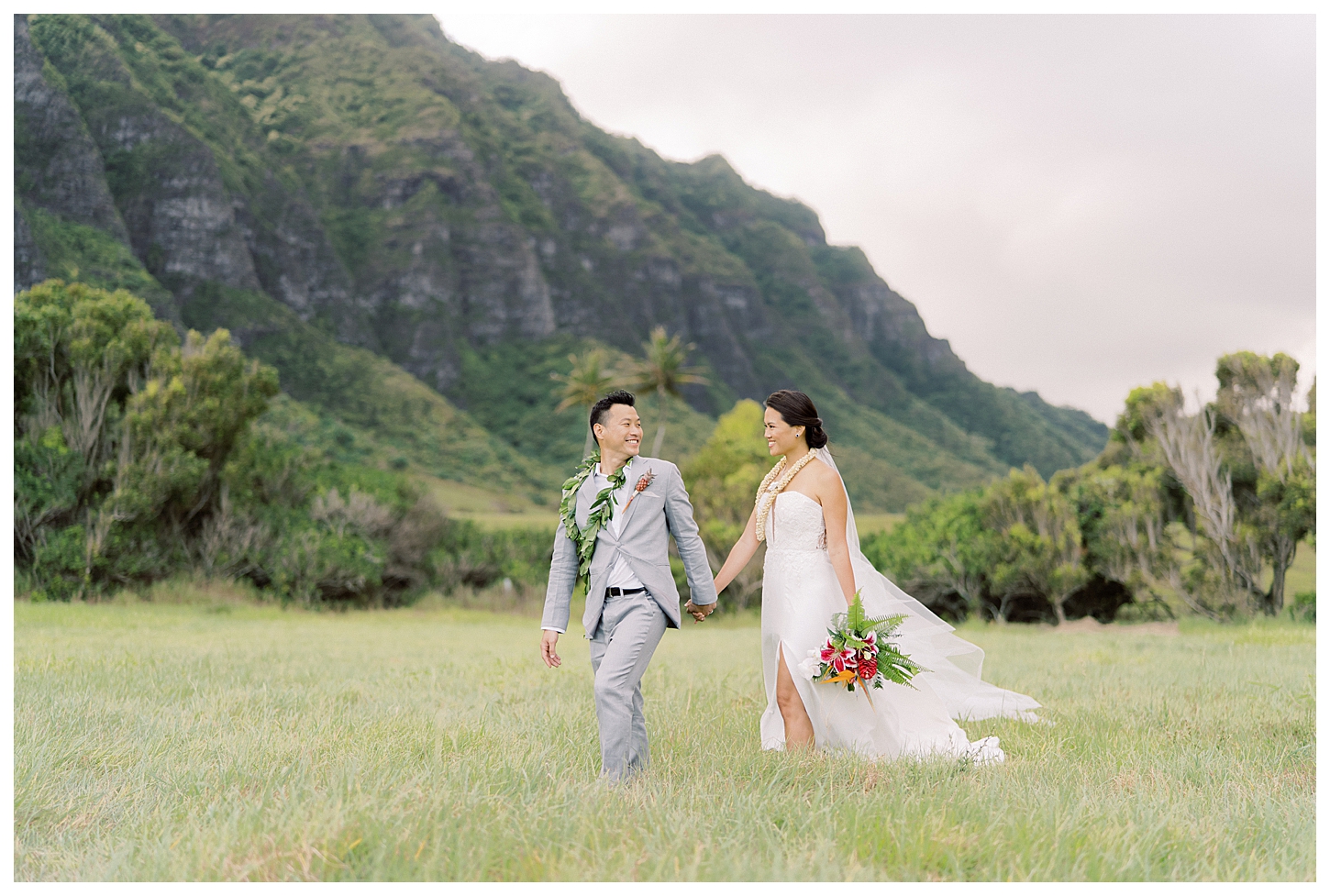 Kualoa Ranch Low Camp Wedding Photos