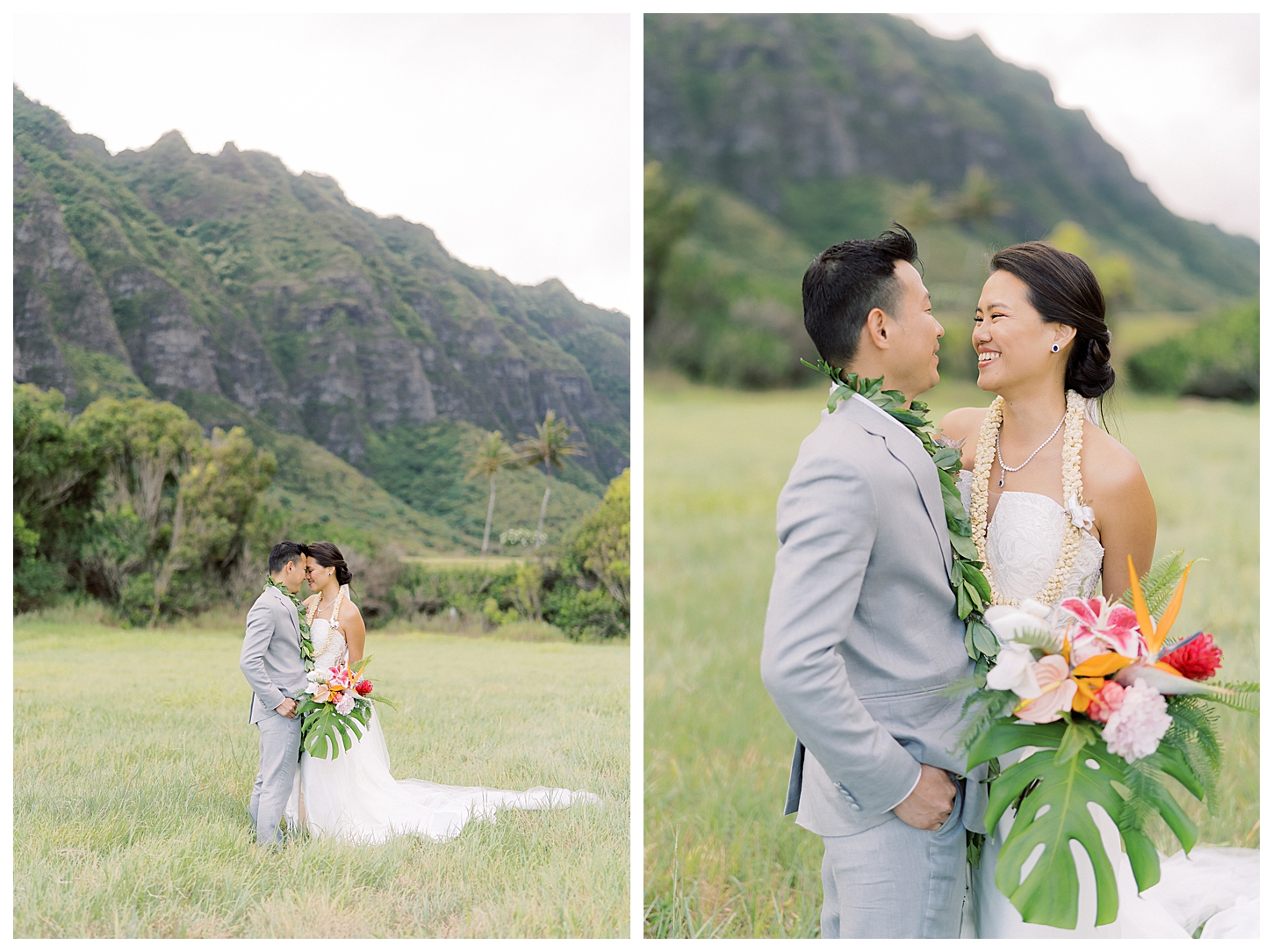 Kualoa Ranch Low Camp Wedding Photos