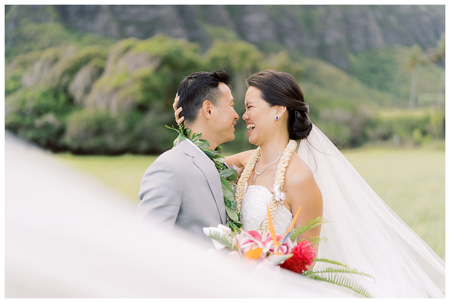 Kualoa Ranch Low Camp Wedding Photos