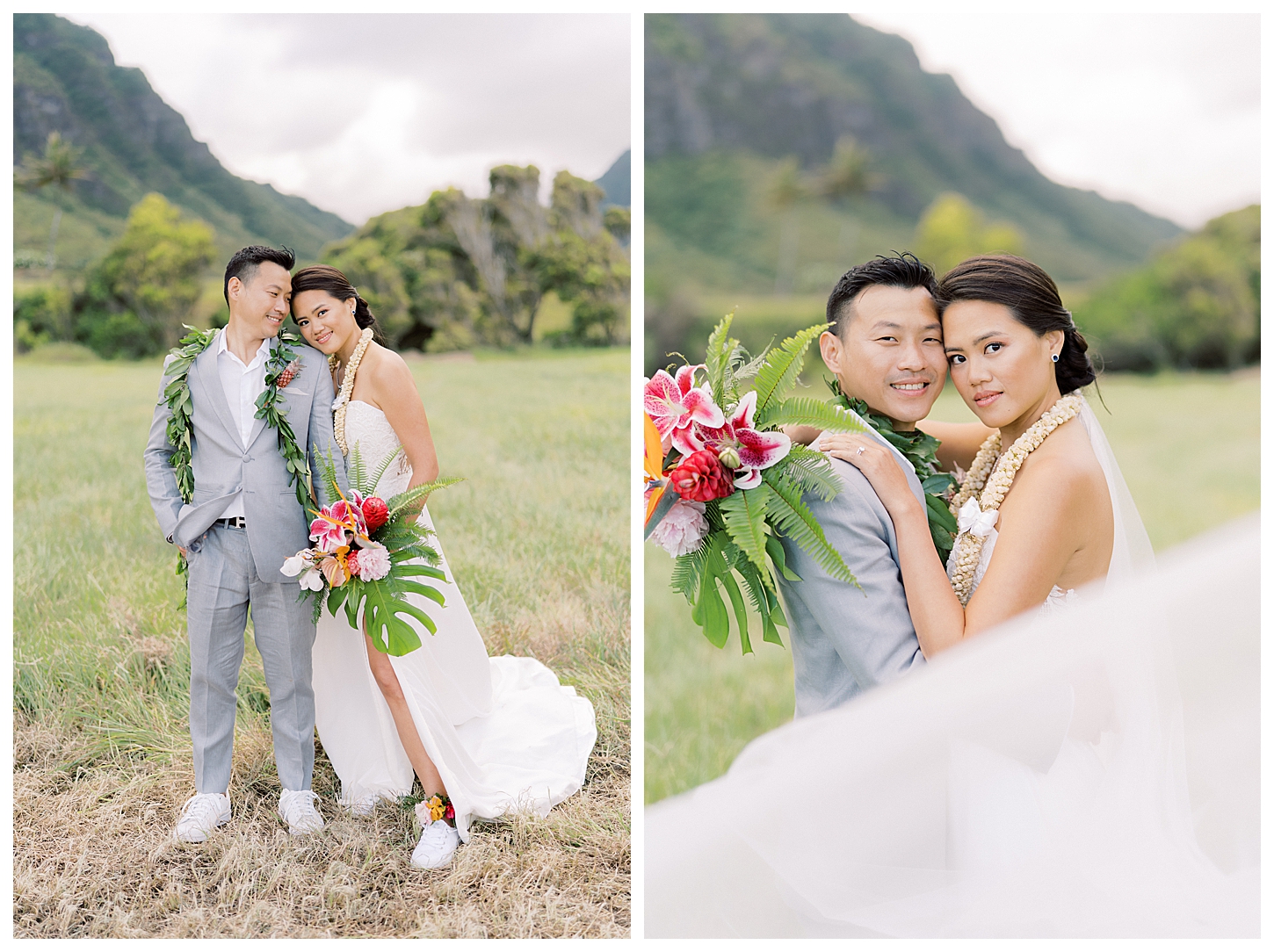 Kualoa Ranch Low Camp Wedding Photos