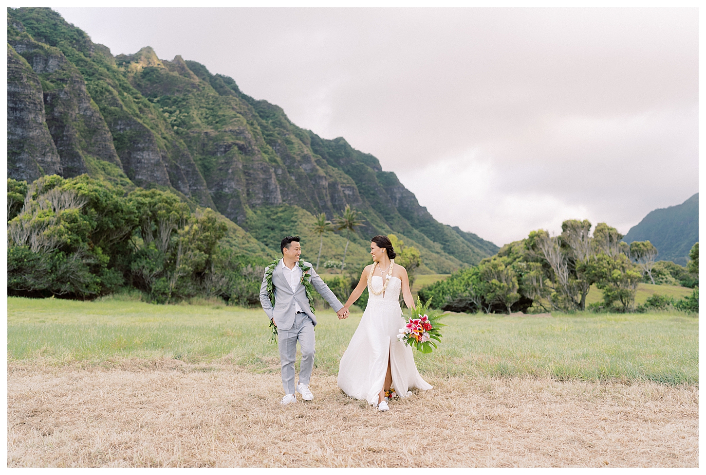 Kualoa Ranch Low Camp Wedding Photos