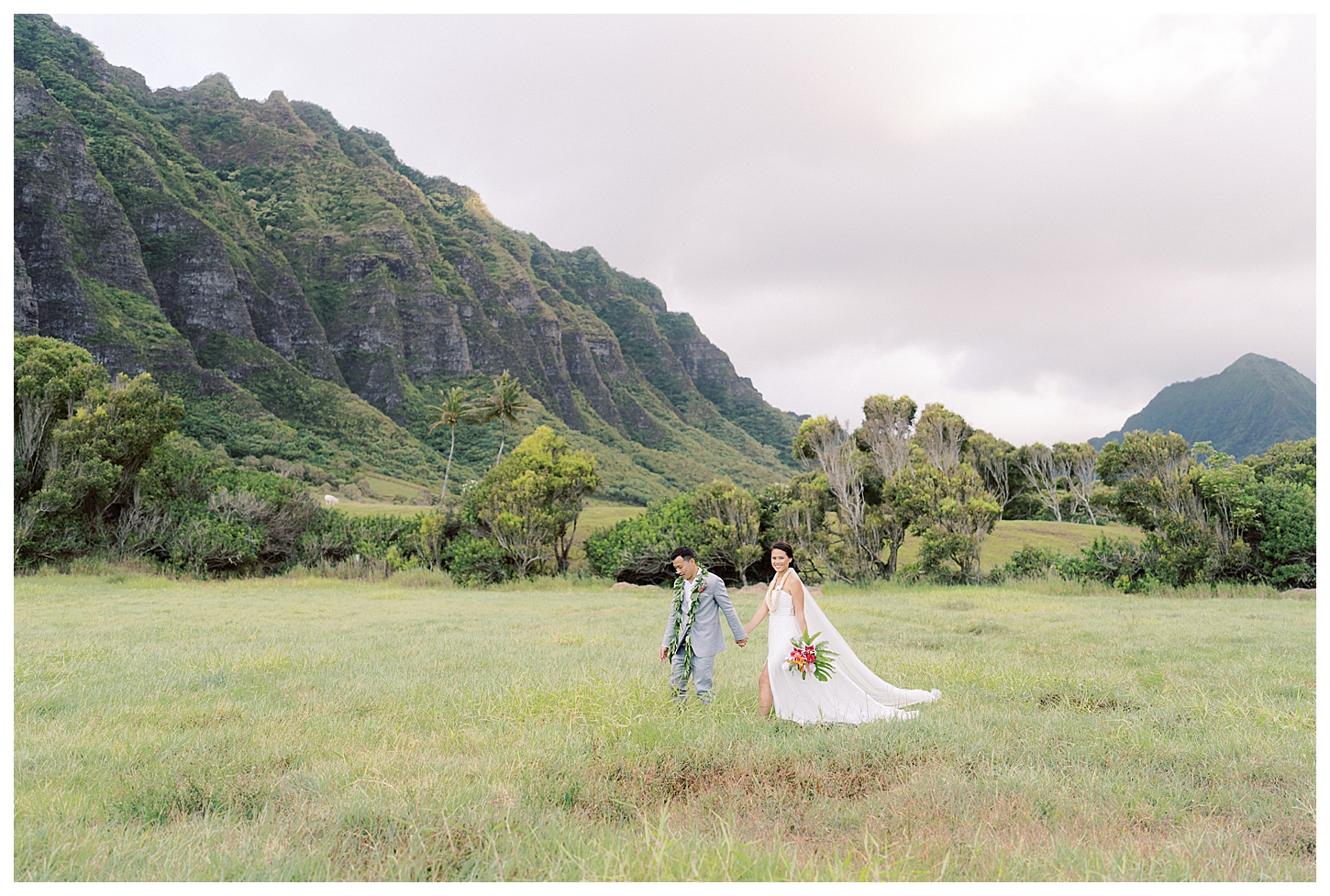 Kualoa Ranch Low Camp Wedding Photos