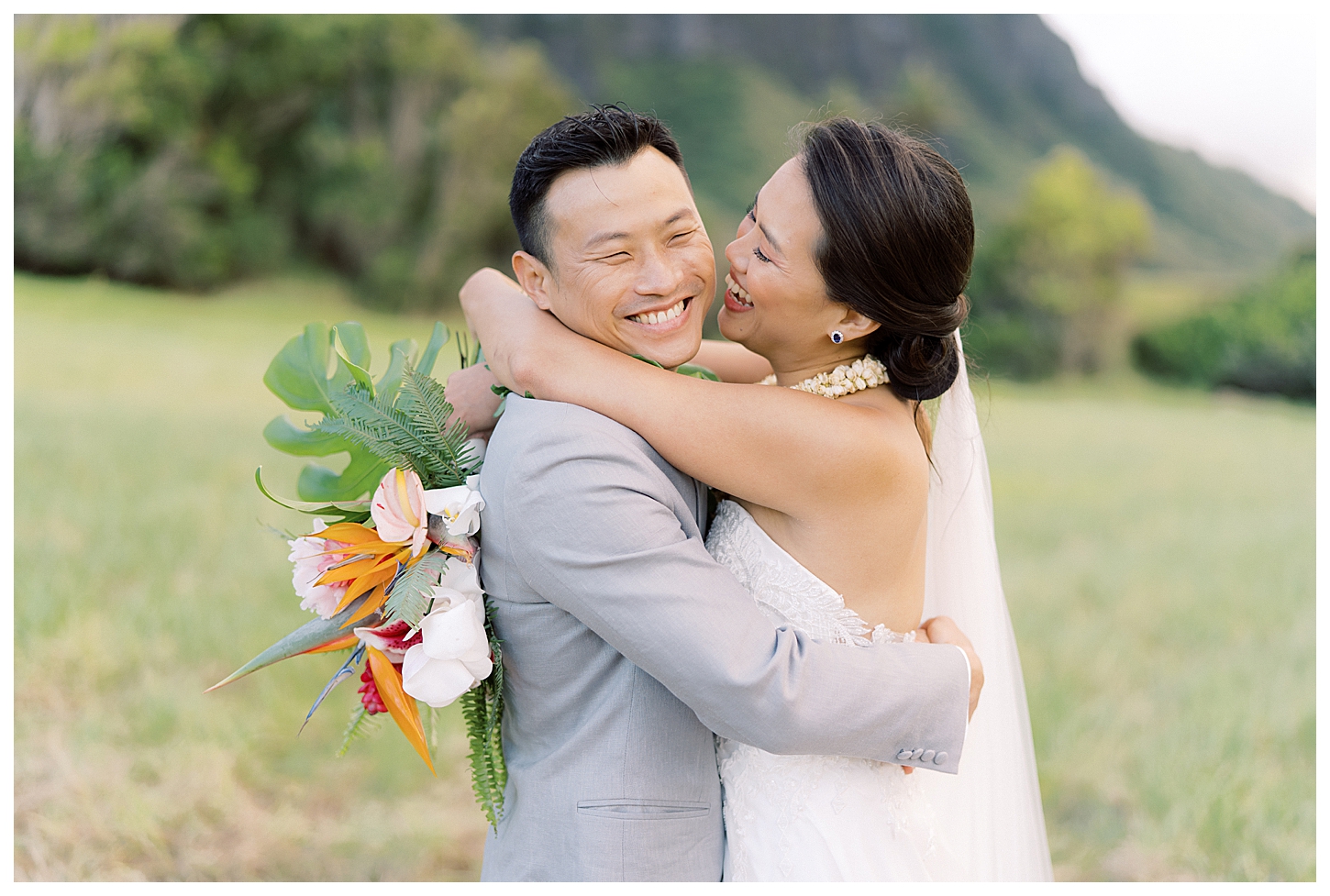 Kualoa Ranch Low Camp Wedding Photos