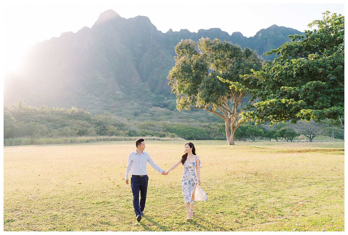 Kualoa Ranch Engagement Photographer