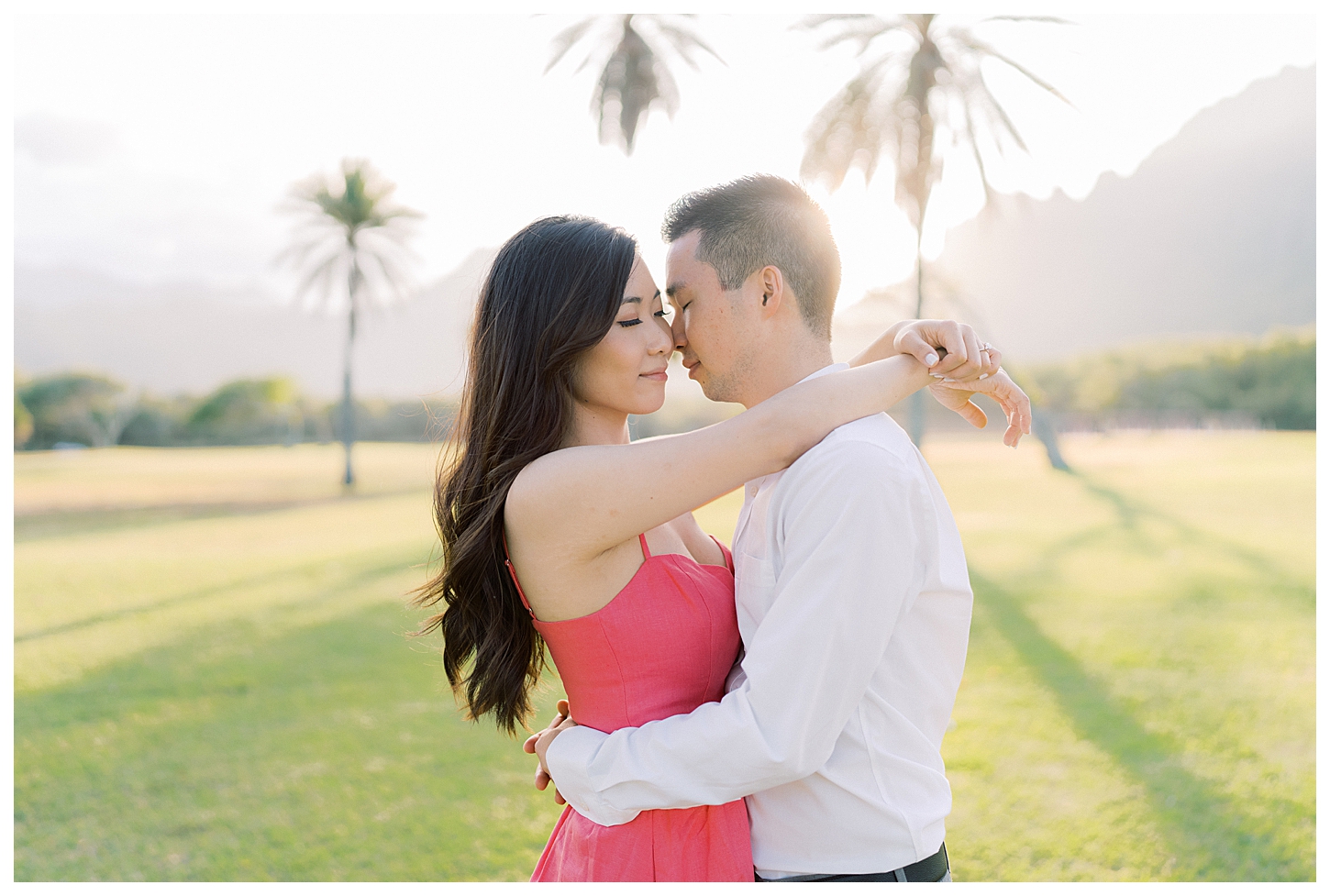 Kualoa Ranch Engagement Photographer