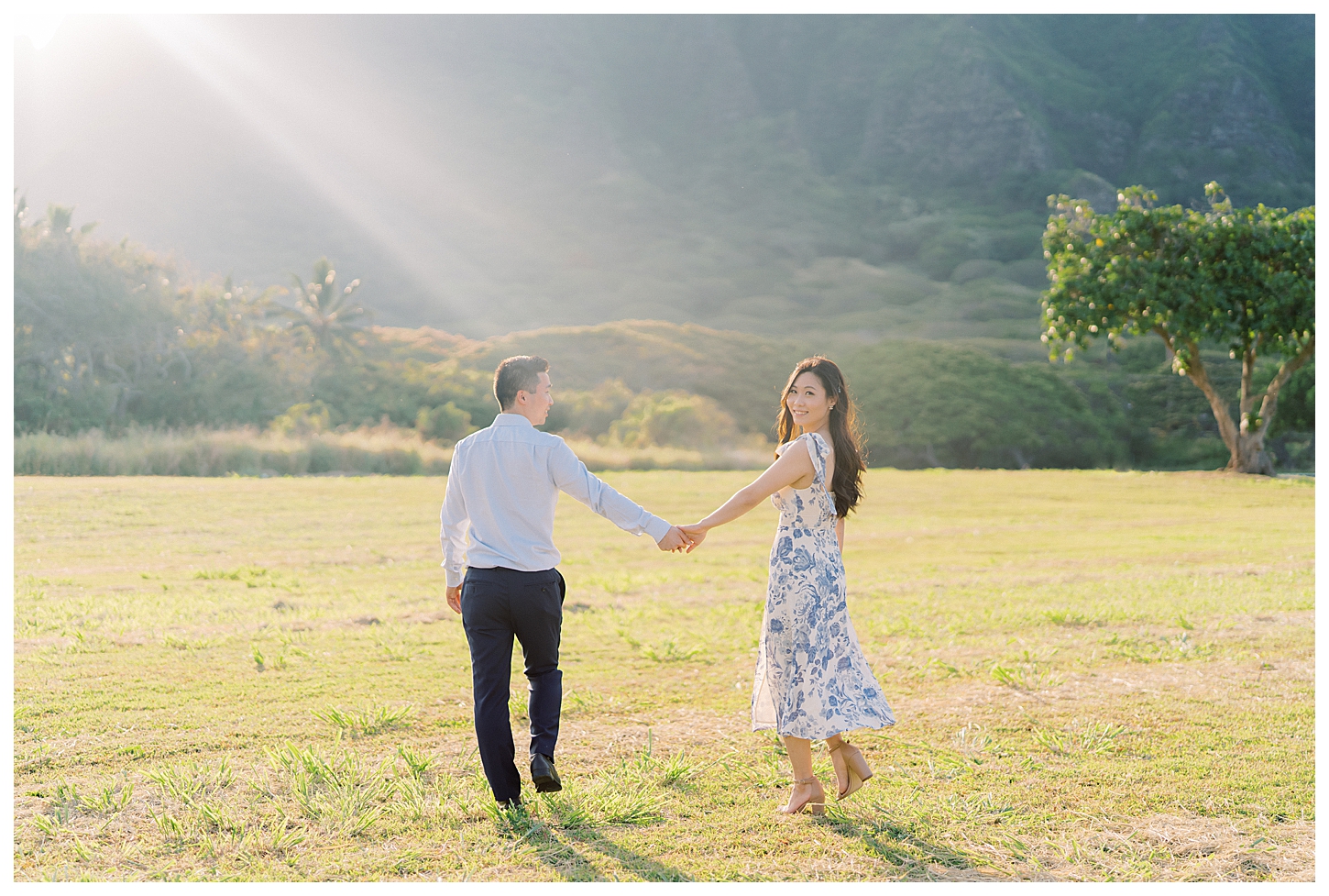 Kualoa Ranch Engagement Photographer