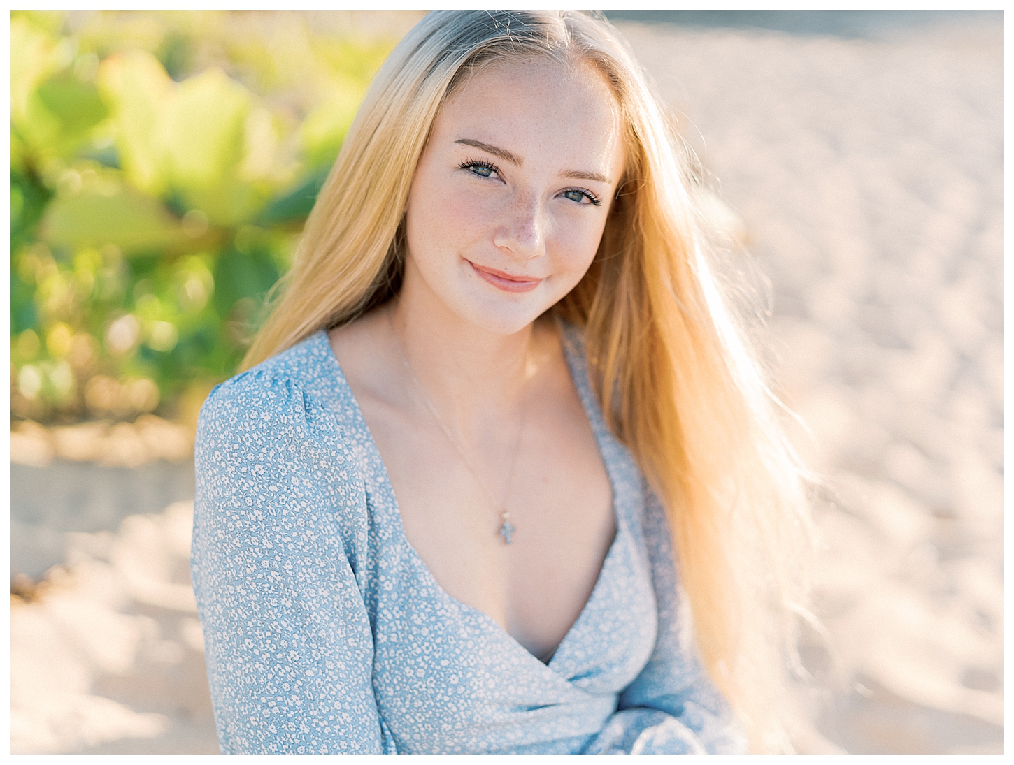 Sunset Beach Senior Portrait Photographer