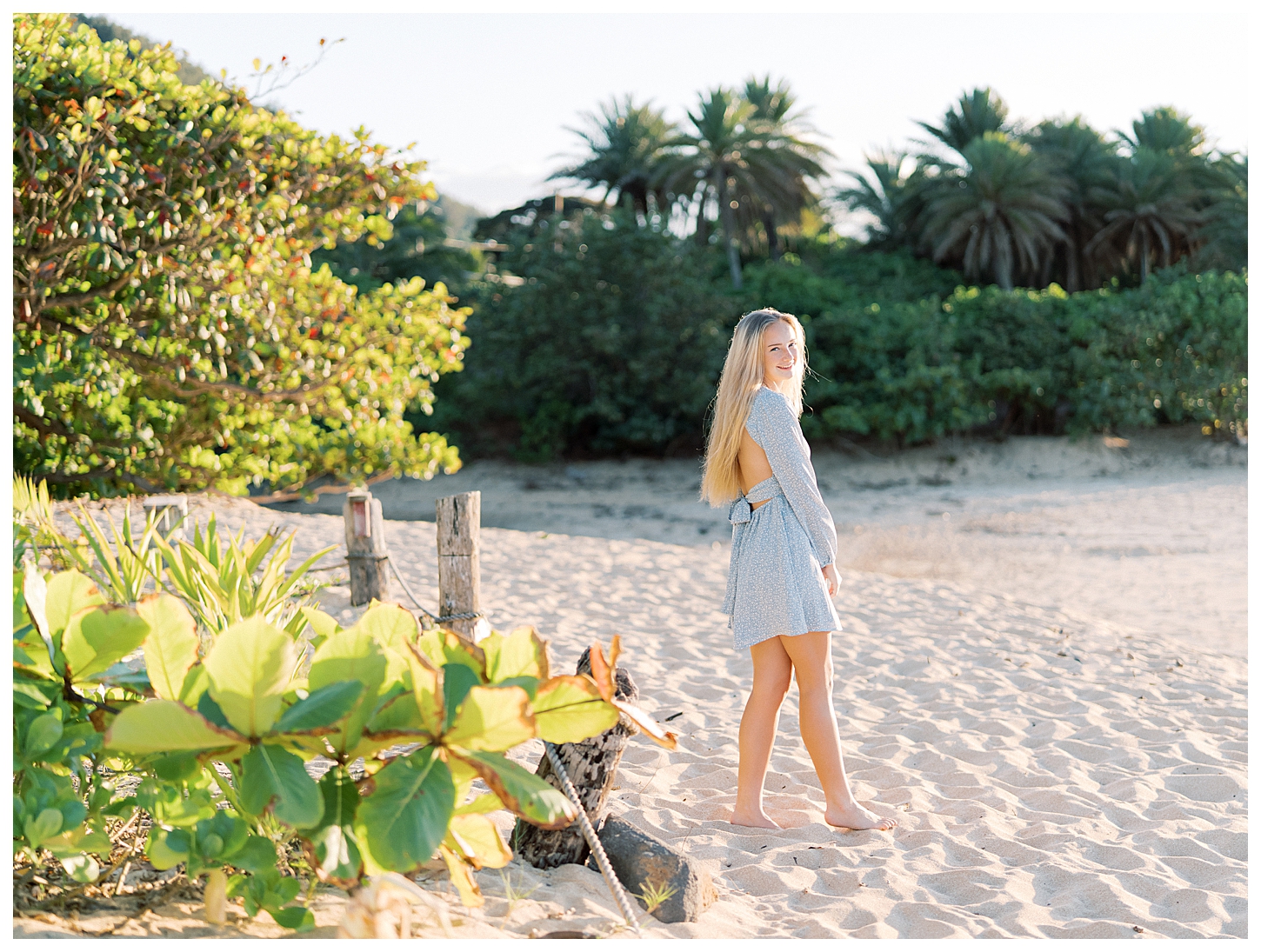 Sunset Beach Senior Portrait Photographer