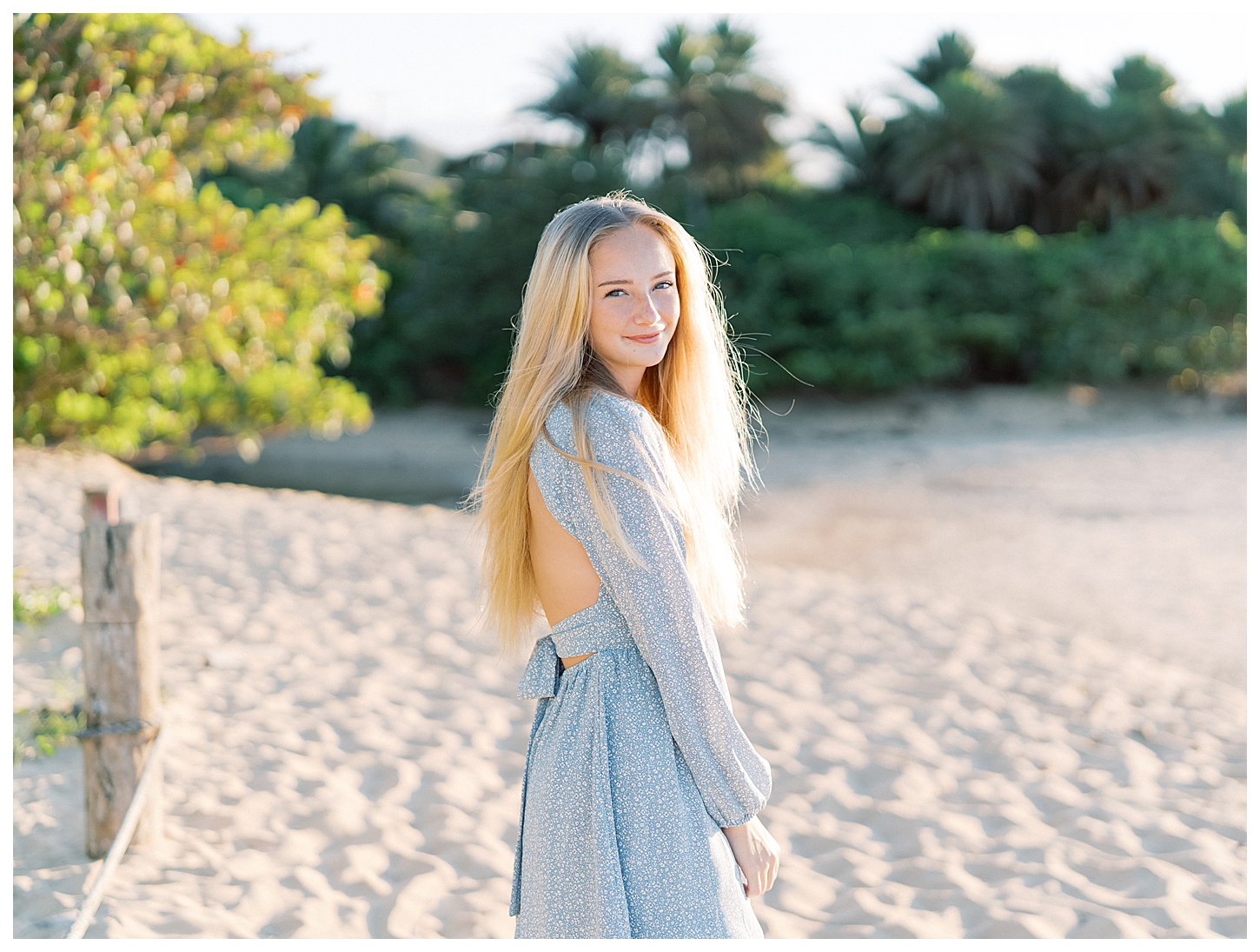 Sunset Beach Senior Portrait Photographer