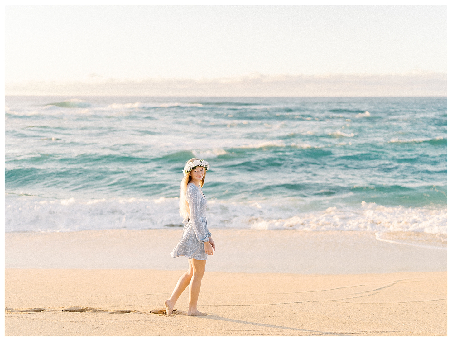 Sunset Beach Senior Portrait Photographer