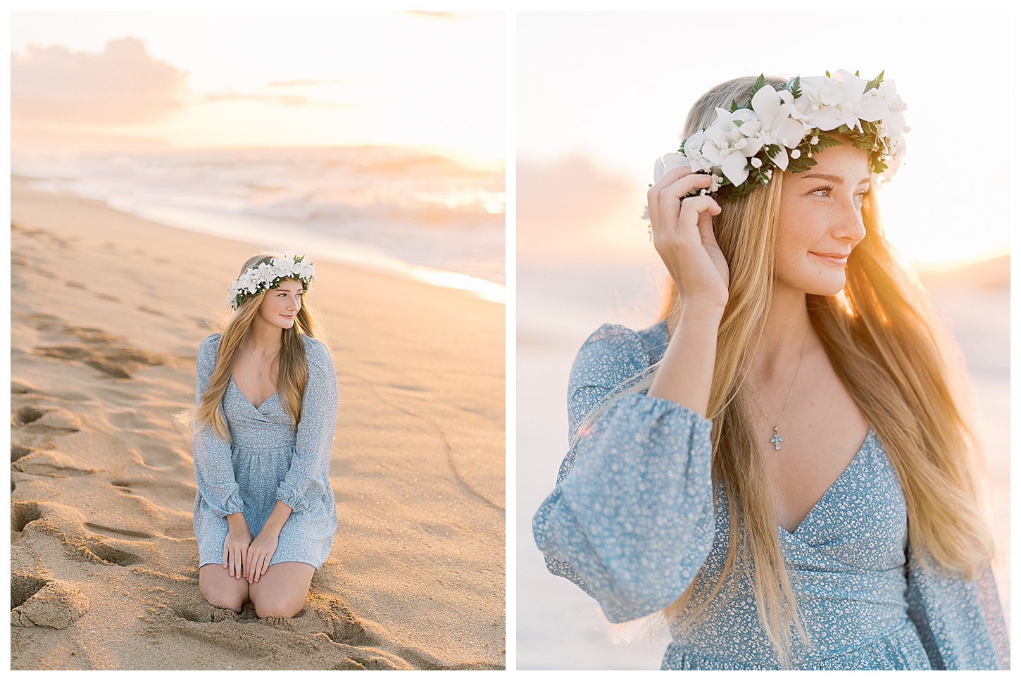 Sunset Beach Senior Portrait Photographer