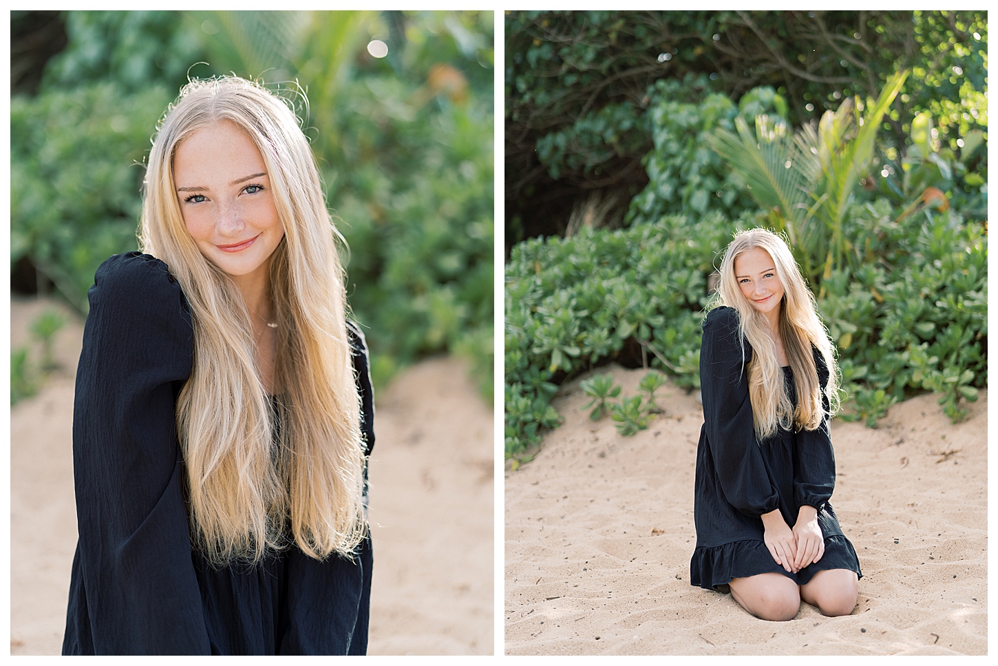 Sunset Beach Senior Portrait Photographer