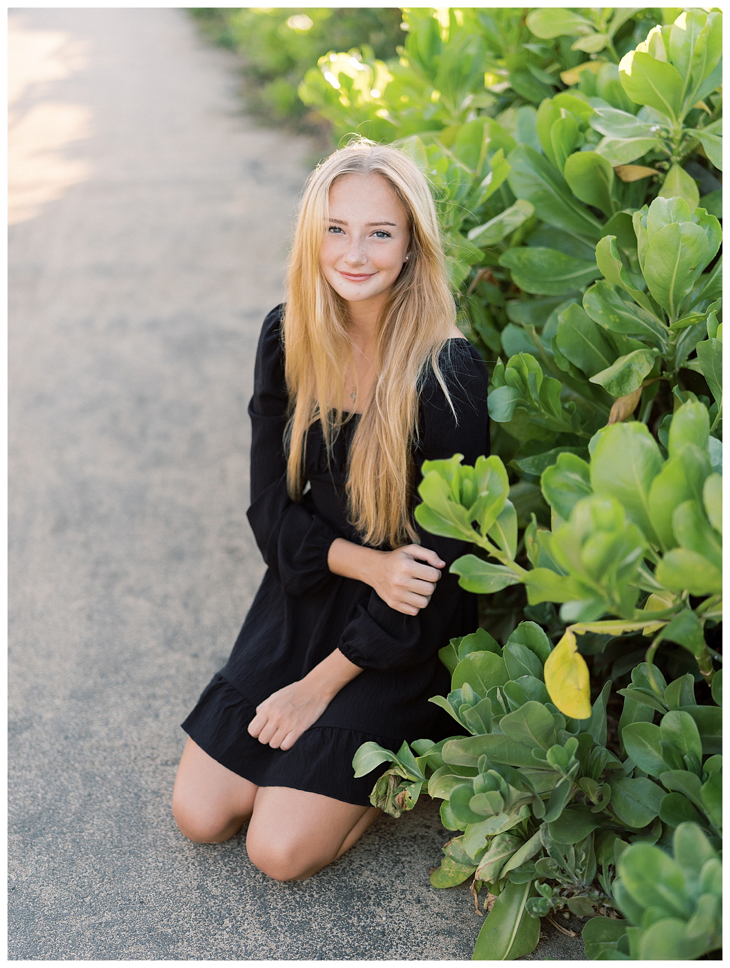 Sunset Beach Senior Portrait Photographer