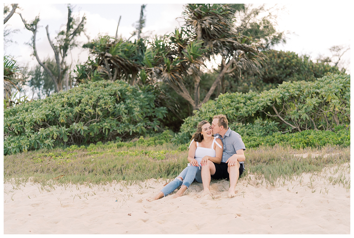 Laie Point Engagement Photographer