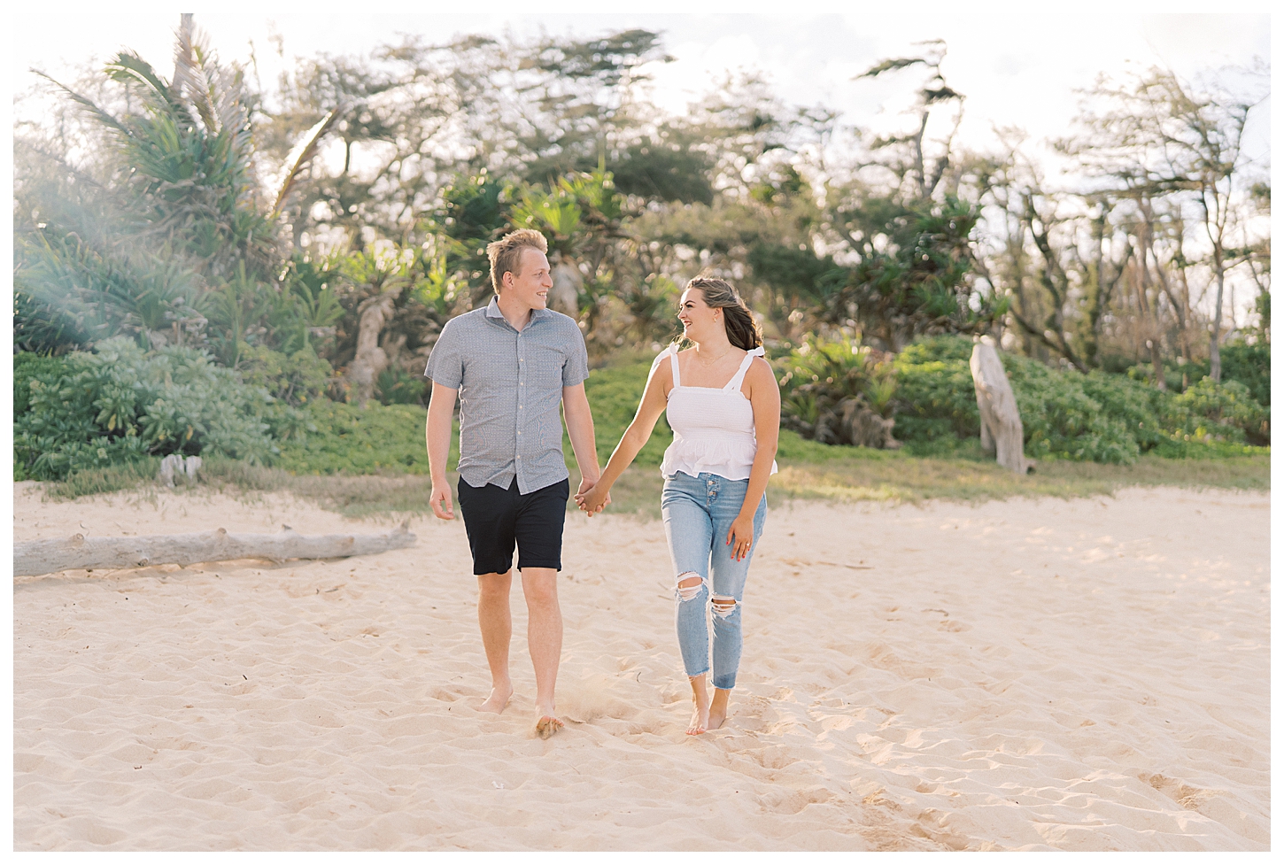 Laie Point Engagement Photographer