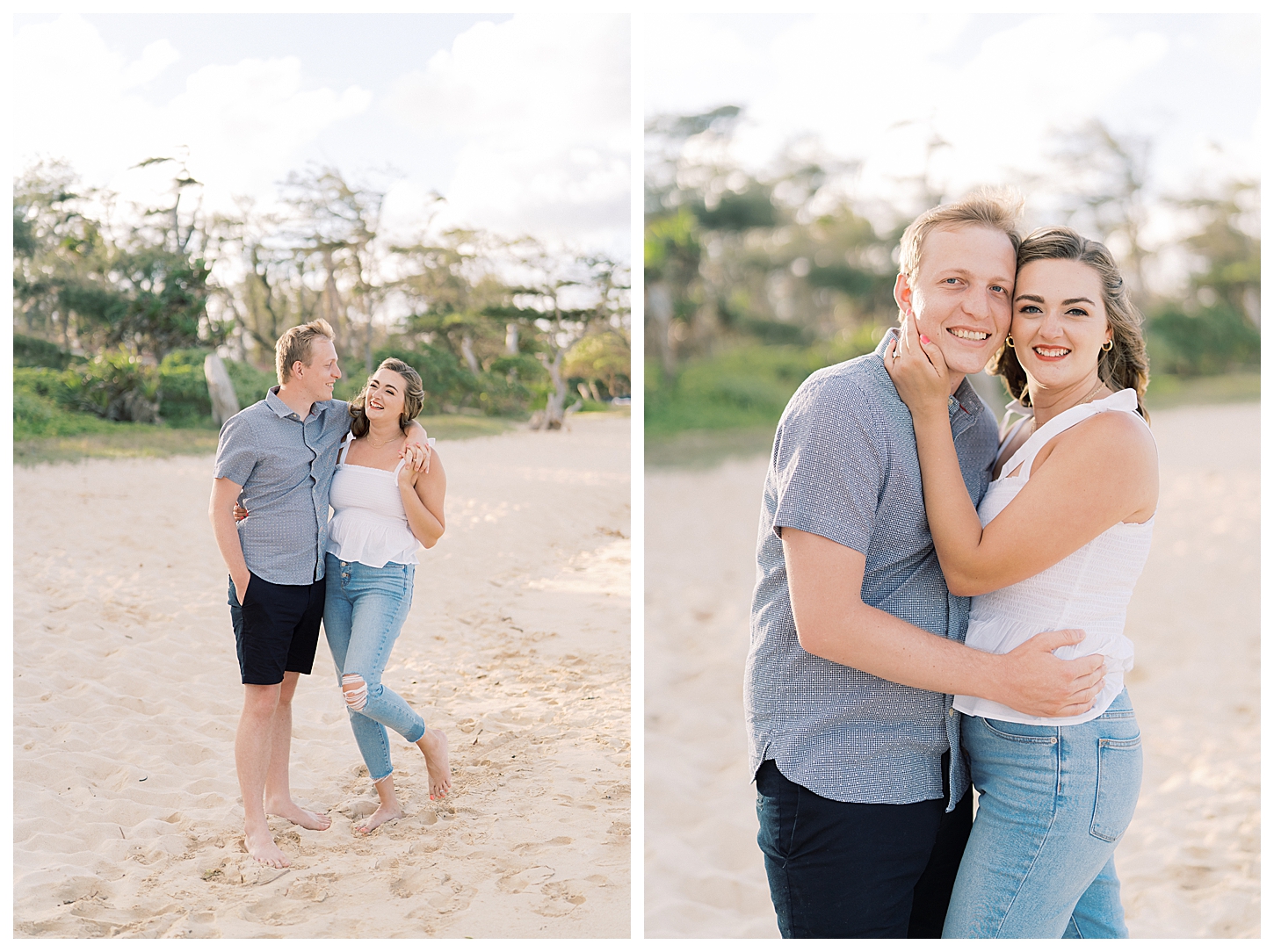 Laie Point Engagement Photographer