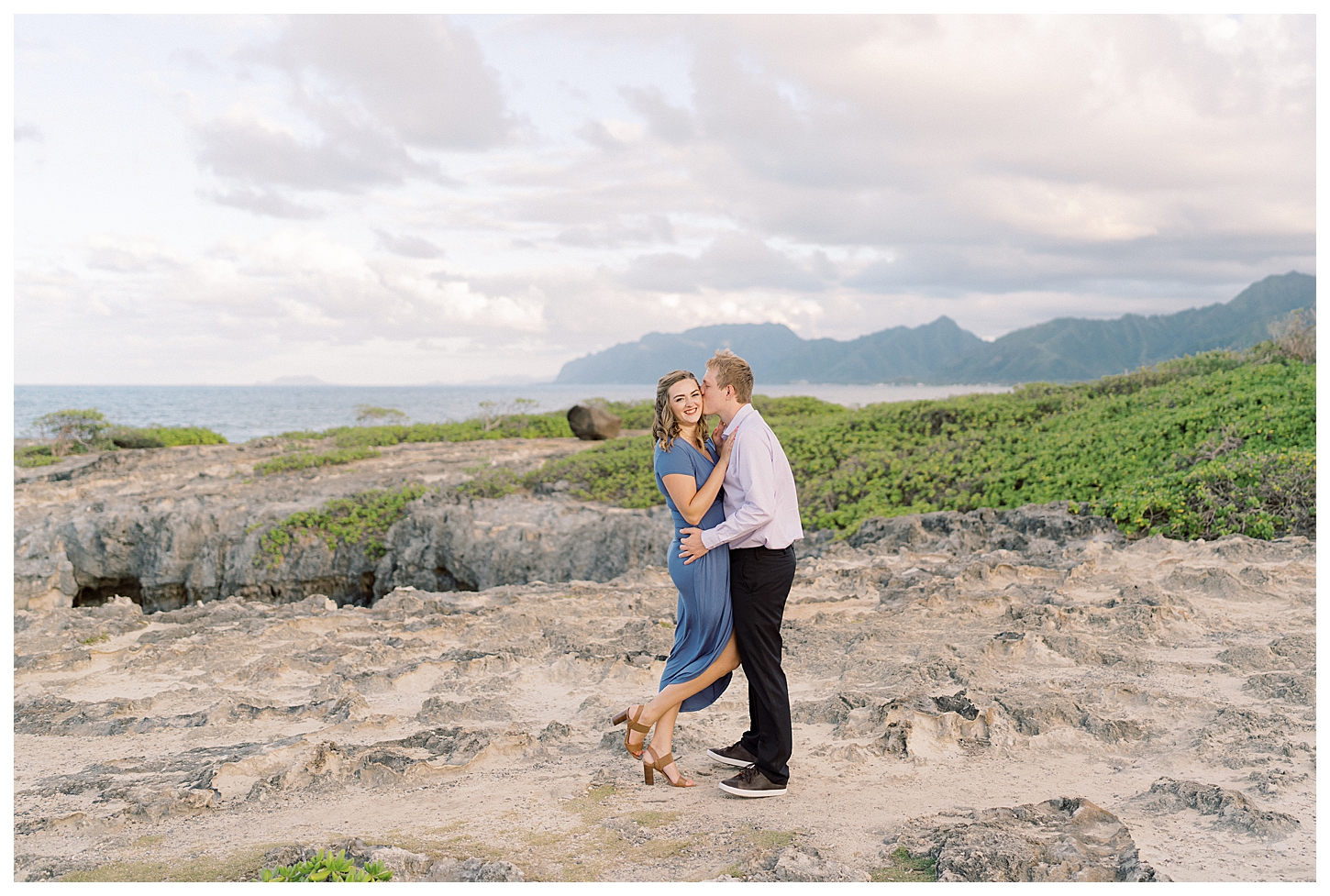 Laie Point Engagement Photographer