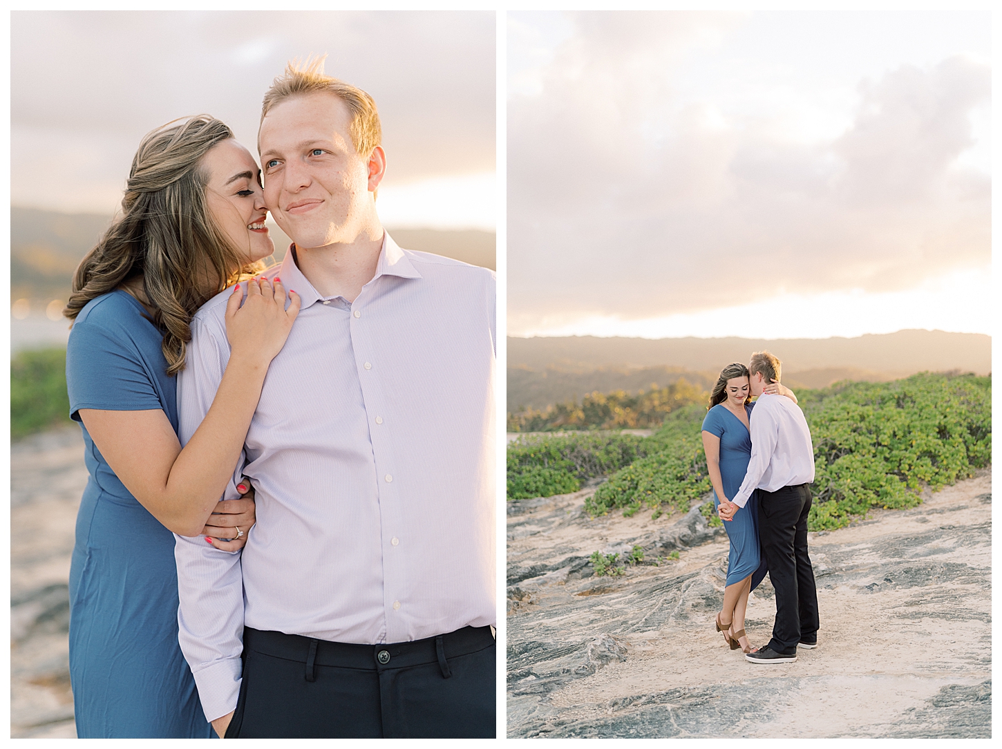 Laie Point Engagement Photographer