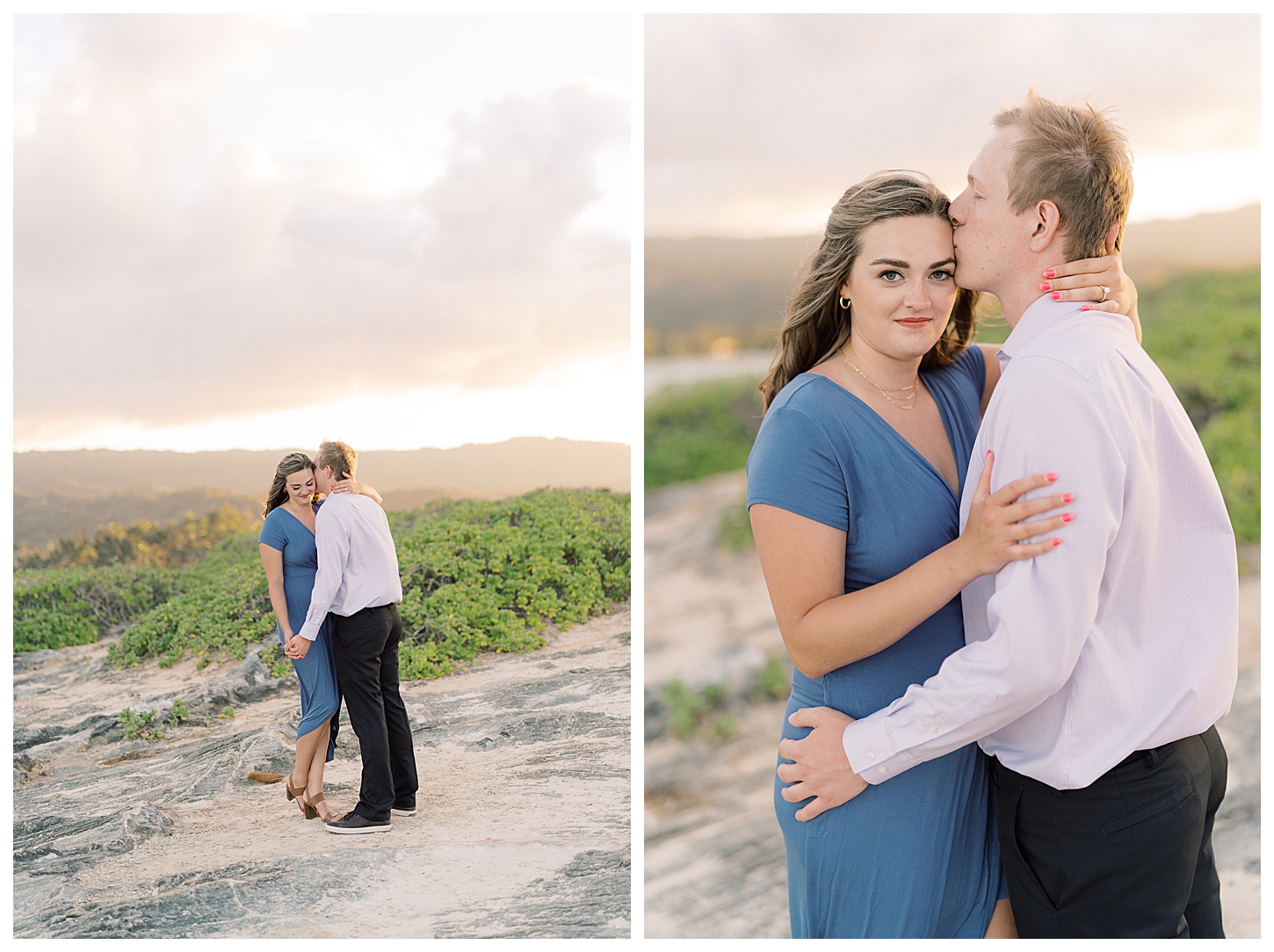 Laie Point Engagement Photographer