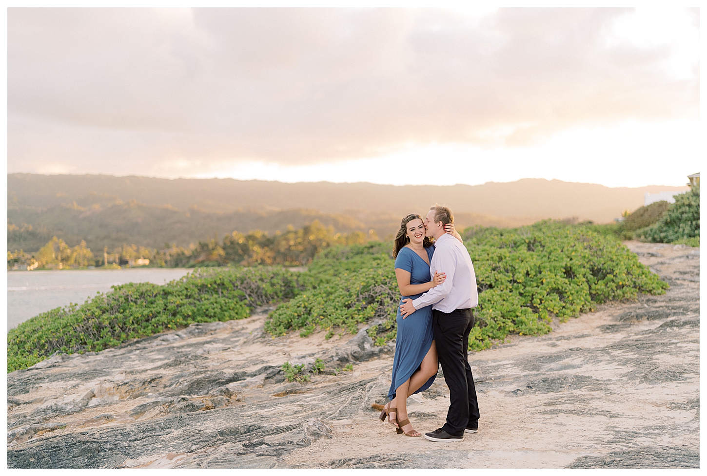 Laie Point Engagement Photographer