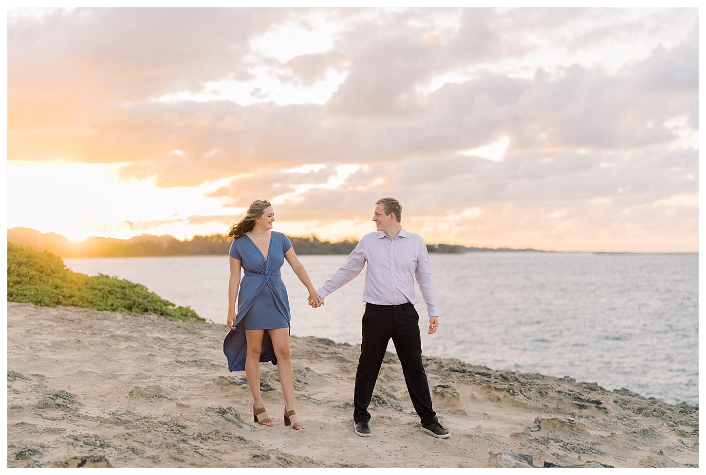 Laie Point Engagement Photographer