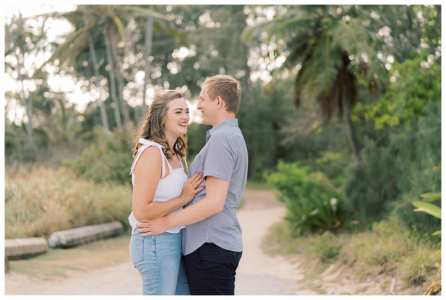 Laie Point Engagement Photographer