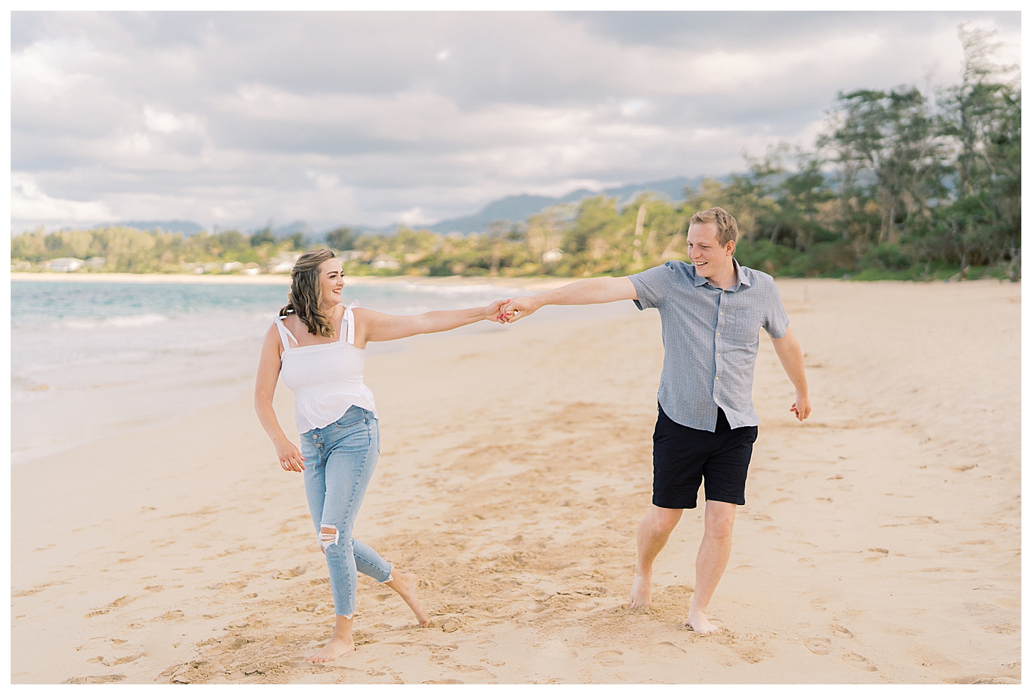 Laie Point Engagement Photographer