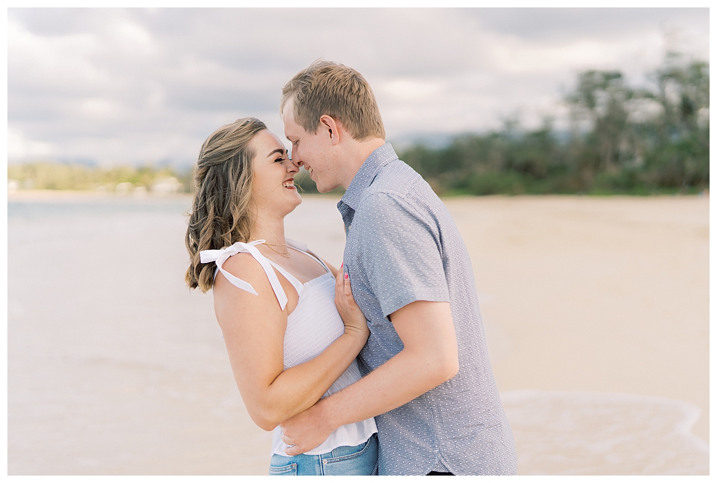 Laie Point Engagement Photographer