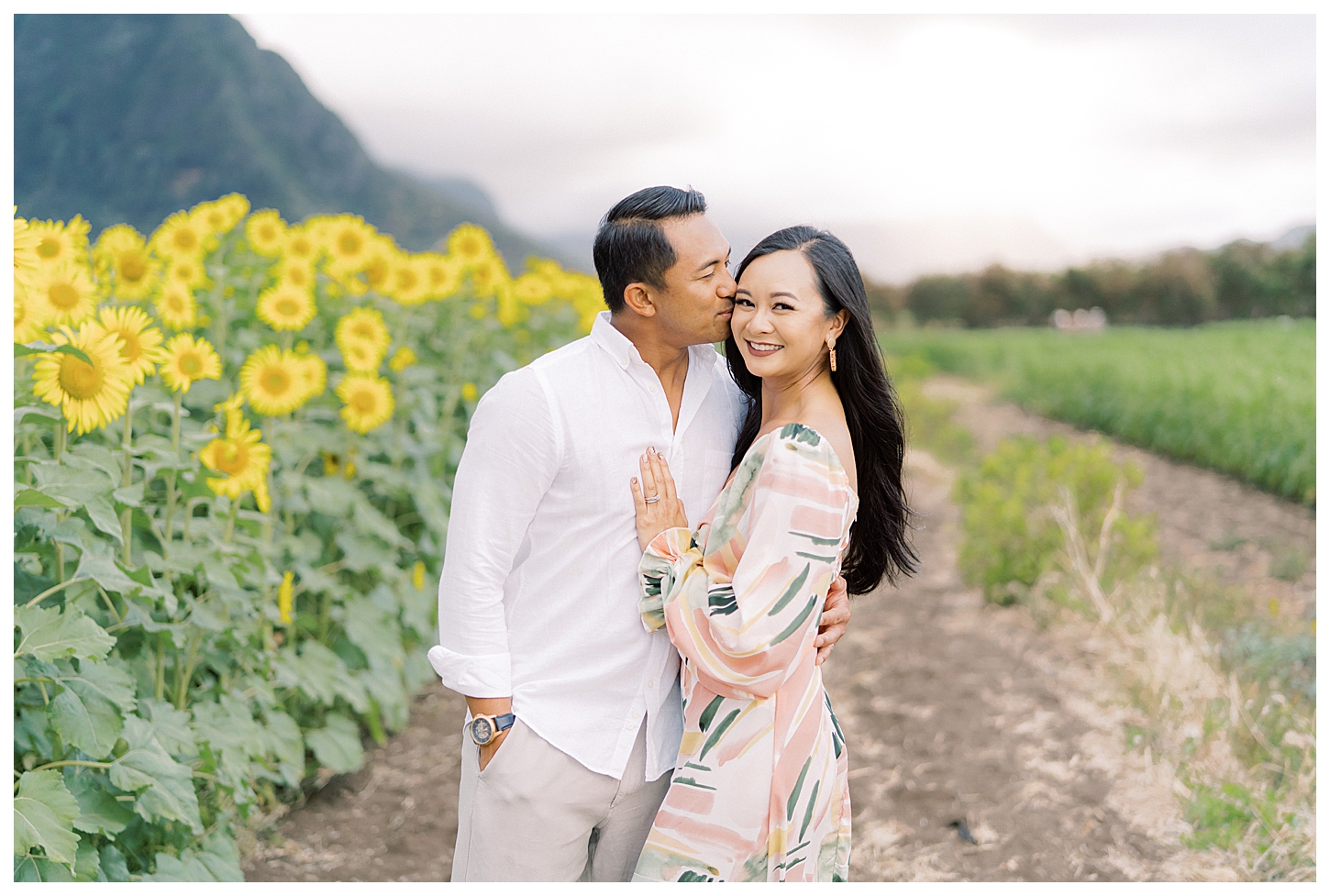 Sunflower Field Oahu Photoshoot