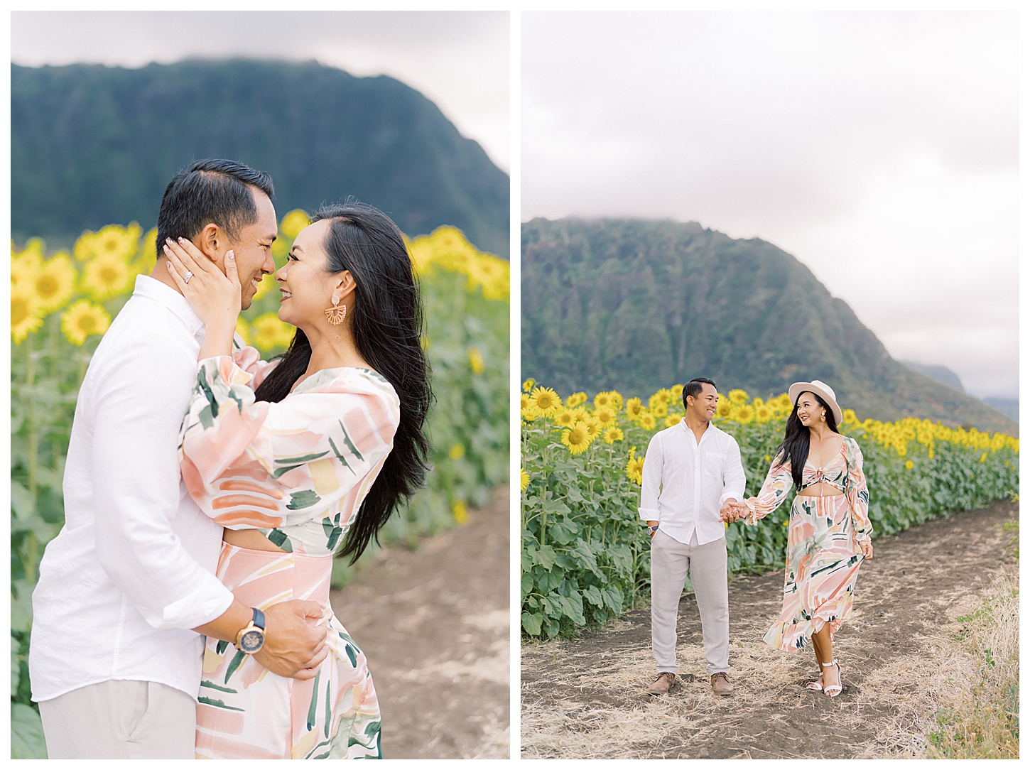 Sunflower Field Oahu Photoshoot