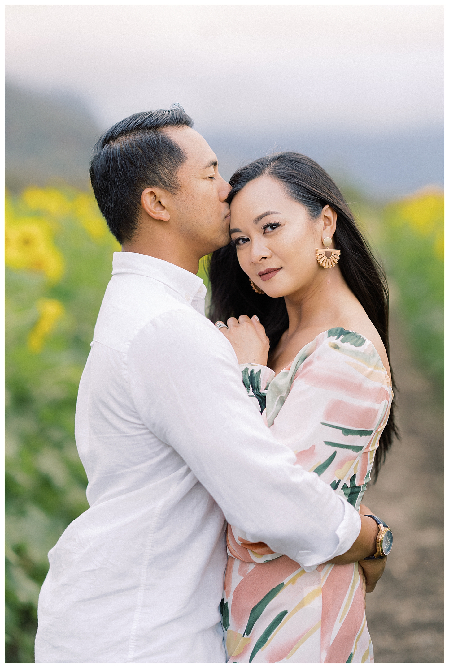 Sunflower Field Oahu Photoshoot