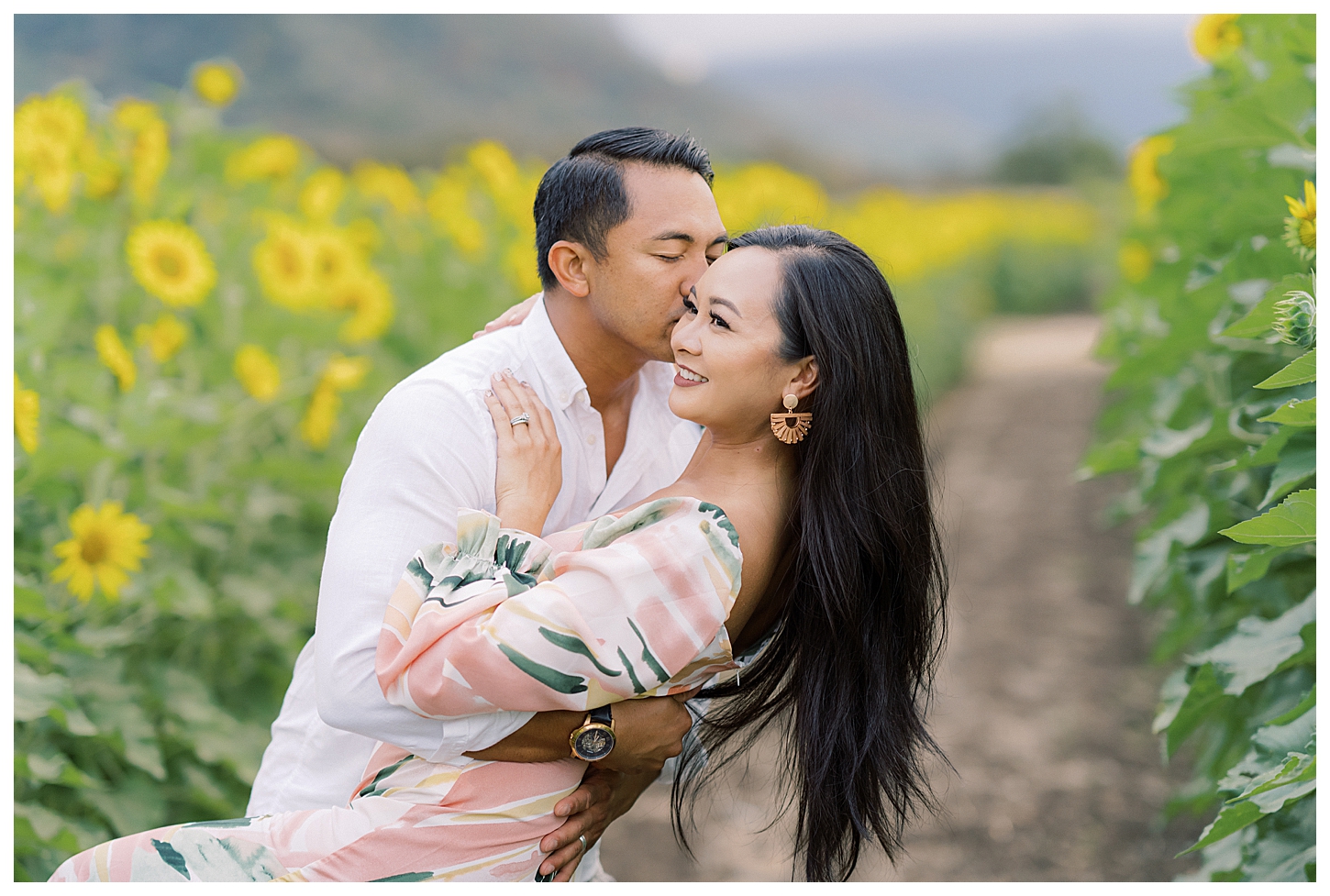 Sunflower Field Oahu Photoshoot