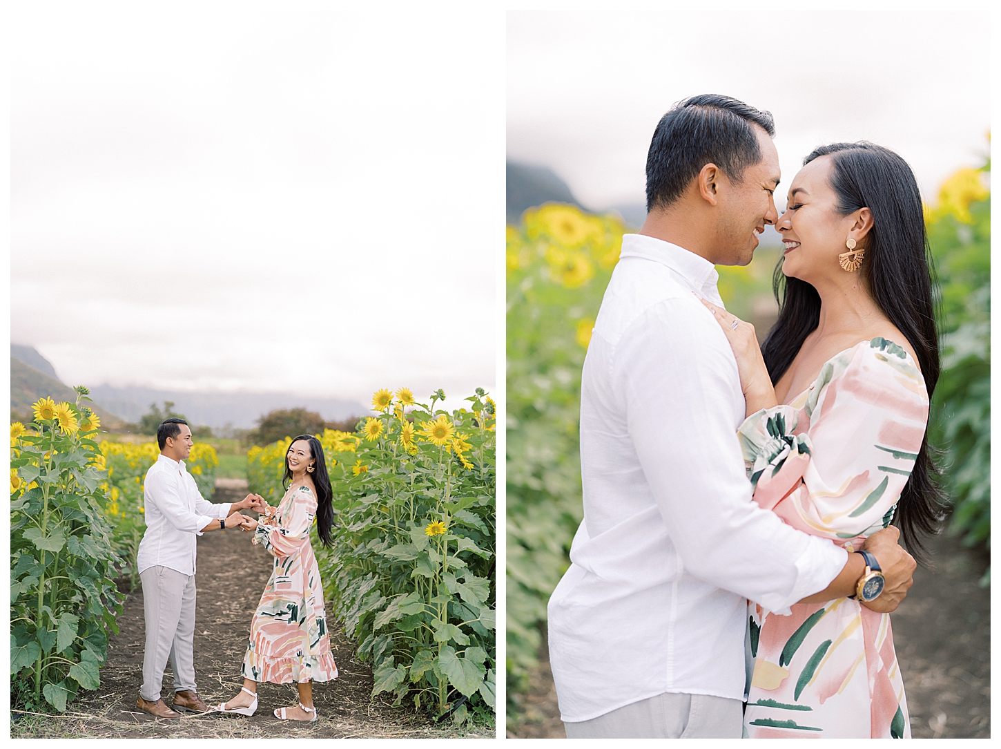 Sunflower Field Oahu Photoshoot