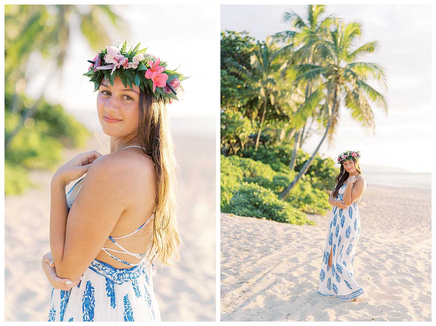 Rock Piles Beach Senior Portrait Photographer