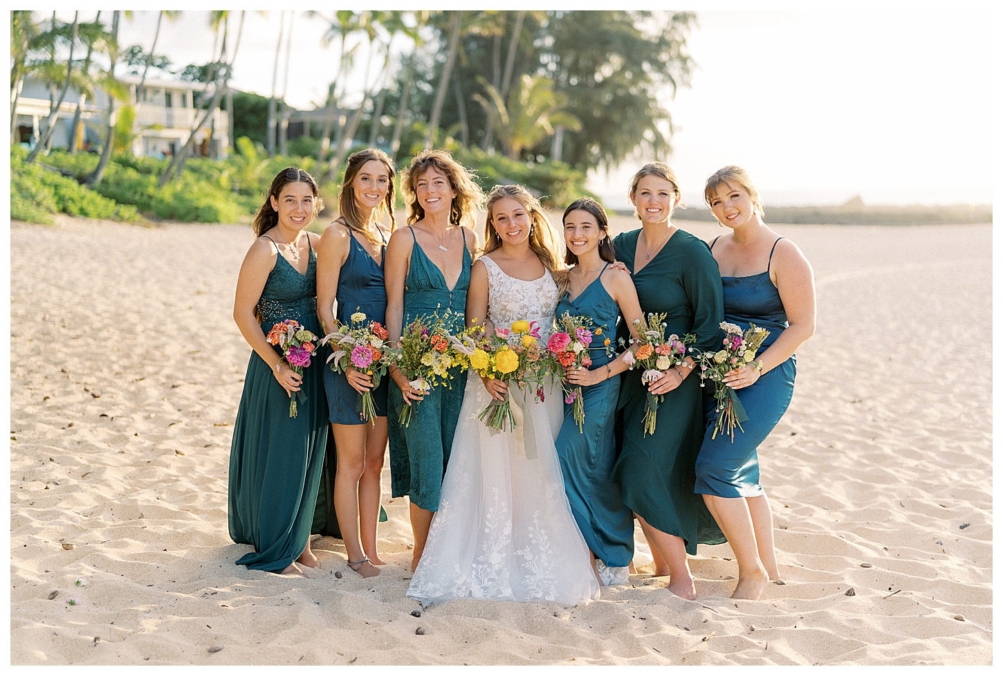 Oahu Hawaii beach wedding