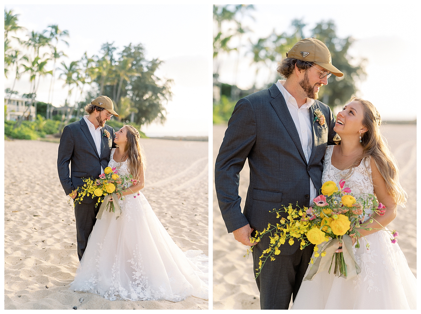 Oahu Hawaii beach wedding