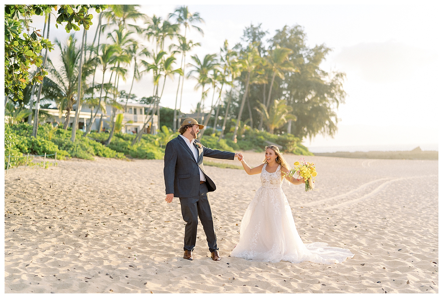 Oahu Hawaii beach wedding