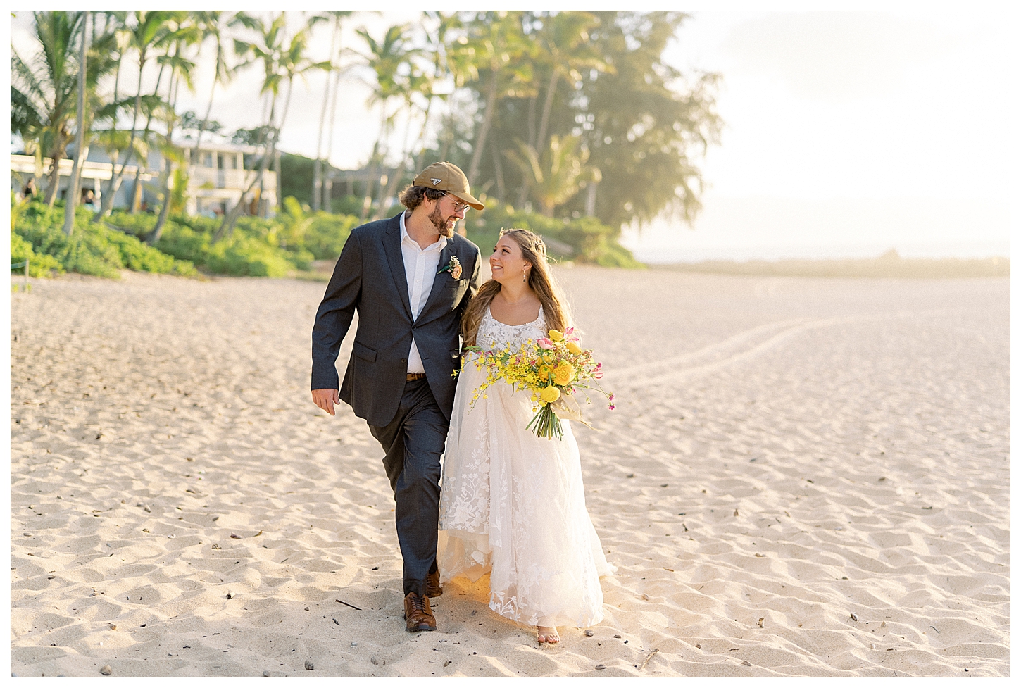 Oahu Hawaii beach wedding